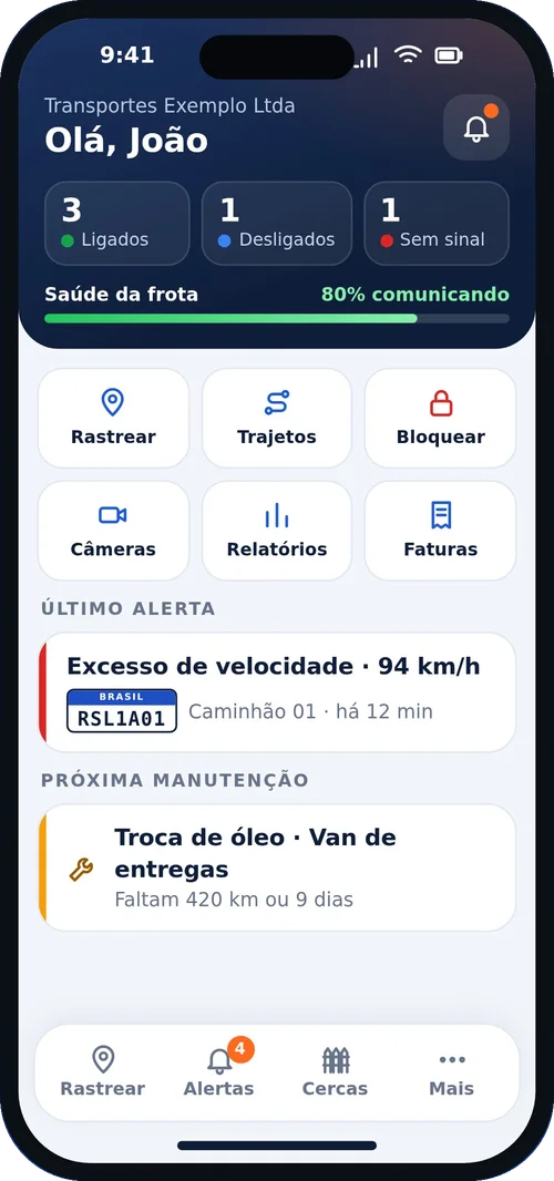 Aplicativo do cliente